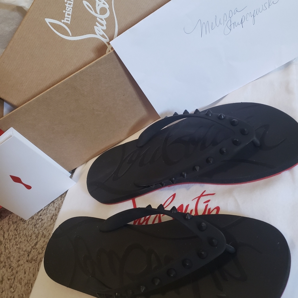Christian Louboutin Flip Flops